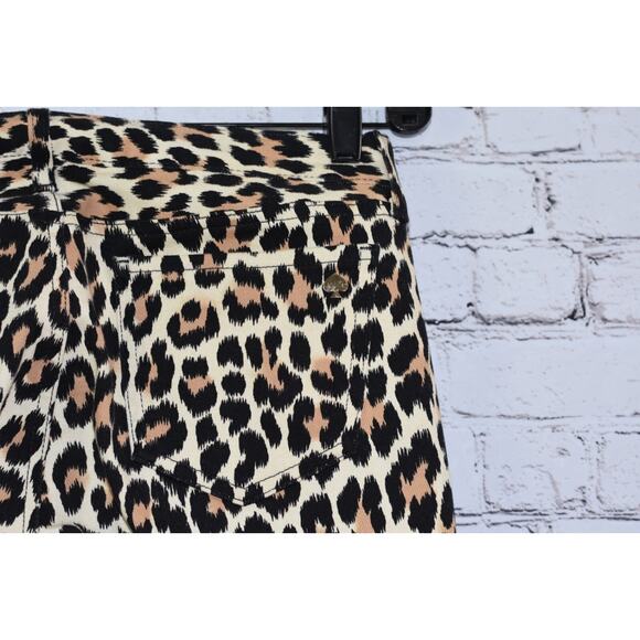 Kate Spade Jeans Women's 29 Broome Street Leopard Print Denim Skinny - Picture 5 of 9